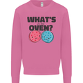 What's in the Oven Gender Reveal New Baby Pregnancy Mens Sweatshirt Jumper Azalea