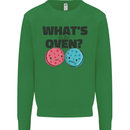 What's in the Oven Gender Reveal New Baby Pregnancy Mens Sweatshirt Jumper Irish Green