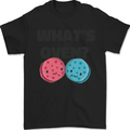 What's in the Oven Gender Reveal New Baby Pregnancy Mens T-Shirt 100% Cotton Black
