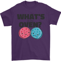 What's in the Oven Gender Reveal New Baby Pregnancy Mens T-Shirt 100% Cotton Purple