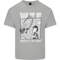 Wheres the Fish WTF Funny Fishing Fisherman Kids T-Shirt Childrens Sports Grey