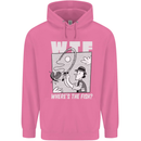 Wheres the Fish WTF Funny Fishing Fisherman Mens 80% Cotton Hoodie Azelea