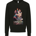 Whiskers & Wishes Cat Birthday Mens Sweatshirt Jumper Black