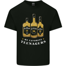 Whisky My Favourite Teenagers Funny Whiskey Mens Cotton T-Shirt Tee Top Black