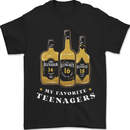 Whisky My Favourite Teenagers Funny Whiskey Mens T-Shirt 100% Cotton Black