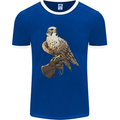 A Falcon Falconry Mens Ringer T-Shirt FotL Royal Blue/White