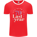 Funny 80th Birthday 79 is So Last Year Mens Ringer T-Shirt FotL Red/White