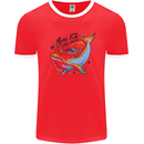 A Naked Banana Freezing Cold in Bed Mens Ringer T-Shirt Red/White