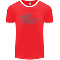 Photography Eat Sleep Photos Photographer Mens Ringer T-Shirt FotL Red/White