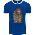 A Funny Owl Mens Ringer T-Shirt FotL Royal Blue/White