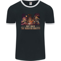 RPG Anger the Dungeon Master Role Play Games Mens Ringer T-Shirt FotL Black/White