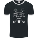 Ouija Board Voodoo Dark Black Magic Mens Ringer T-Shirt FotL Black/White