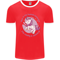 This is My Unicorn Costume Fancy Dress Outfit Mens Ringer T-Shirt Red/White