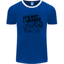 Funny Climate Change Its Not Uranus Mens Ringer T-Shirt Royal Blue/White