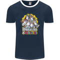 Dungeons & Unicorns Role Play Games RPG Mens Ringer T-Shirt FotL Navy Blue/White