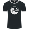 We Must Coexist World Peace Love Religion Hippy Mens Ringer T-Shirt FotL Black/White