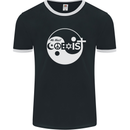 We Must Coexist World Peace Love Religion Hippy Mens Ringer T-Shirt FotL Black/White