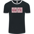 Cute Funny Periodic Table Mens Ringer T-Shirt FotL Black/White
