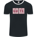 Cute Funny Periodic Table Mens Ringer T-Shirt FotL Black/White