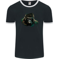 Head of a Gorilla Mens Ringer T-Shirt FotL Black/White