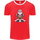 AI Took Santa's Job Funny Christmas Xmas Mens Ringer T-Shirt FotL Red/White