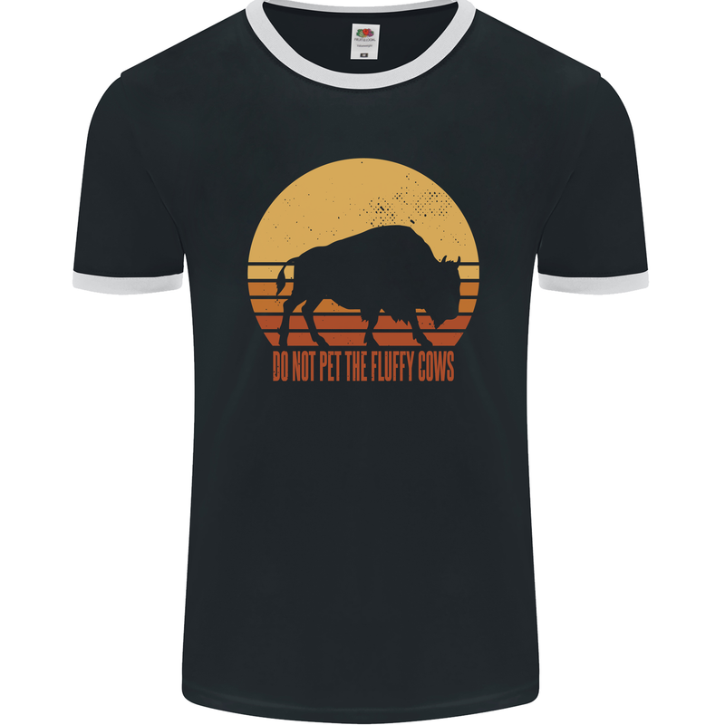 Maybe Im Not the GOAT Funny Farming Mens Ringer T-Shirt FotL Black/White