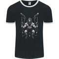 Fantasy Strong Man Gym Training Top Bodybuilder Mens Ringer T-Shirt FotL Black/White