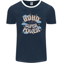 ADHD is My Superpower Mens Ringer T-Shirt FotL Navy Blue/White
