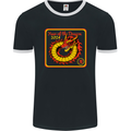 2024 Year of the Dragon Mens Ringer T-Shirt FotL Black/White