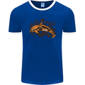 A Steampunk Dolphin Mens Ringer T-Shirt FotL Royal Blue/White