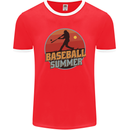 Baseball Summer Mens Ringer T-Shirt FotL Red/White