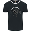 Tarantula Dad Funny Spider Mens Ringer T-Shirt FotL Black/White