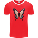 A Stunning Butterfly Mens Ringer T-Shirt FotL Red/White