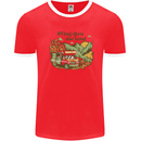 RVing Thru the Land RV Motorhome Camping Mens Ringer T-Shirt Red/White