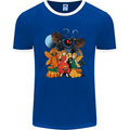 Mothman With Fairies Mens Ringer T-Shirt FotL Royal Blue/White