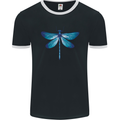 A Blue Dragonfly Mens Ringer T-Shirt FotL Black/White