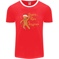 Gingers are for Life Funny Christmas Xmas Mens Ringer T-Shirt FotL Red/White