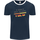 I Don't Get Older Funny Gaming Gamer Birthday Mens Ringer T-Shirt FotL Navy Blue/White