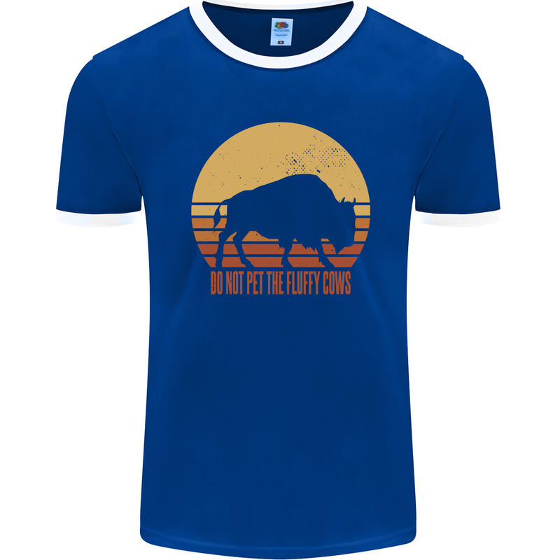 Maybe Im Not the GOAT Funny Farming Mens Ringer T-Shirt FotL Royal Blue/White