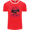 I've Seen Mothman Mens Ringer T-Shirt FotL Red/White