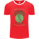 Genealogy Its All Relative Funny DNA Ancestry Mens Ringer T-Shirt FotL Red/White