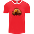 A Hairy Frogfish Mens Ringer T-Shirt FotL Red/White