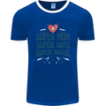 Super Mom Wife Nurse Mothers Day Gift Mens Ringer T-Shirt FotL Royal Blue/White