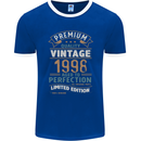 Premium Vintage 25th Birthday 1998 Mens Ringer T-Shirt FotL Royal Blue/White