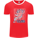 Anti Valentines Day Club Mens Ringer T-Shirt Red/White