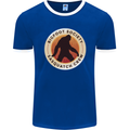 Bigfoot Society Sasquatch Crew Mens Ringer T-Shirt FotL Royal Blue/White