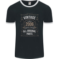 17th Birthday Limited Edition 2006 Mens Ringer T-Shirt FotL Black/White