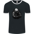 Underwater Welder Scuba Diving Diver Mens Ringer T-Shirt FotL Black/White