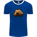 A Hairy Frogfish Mens Ringer T-Shirt FotL Royal Blue/White