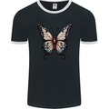 A Stunning Butterfly Mens Ringer T-Shirt FotL Black/White